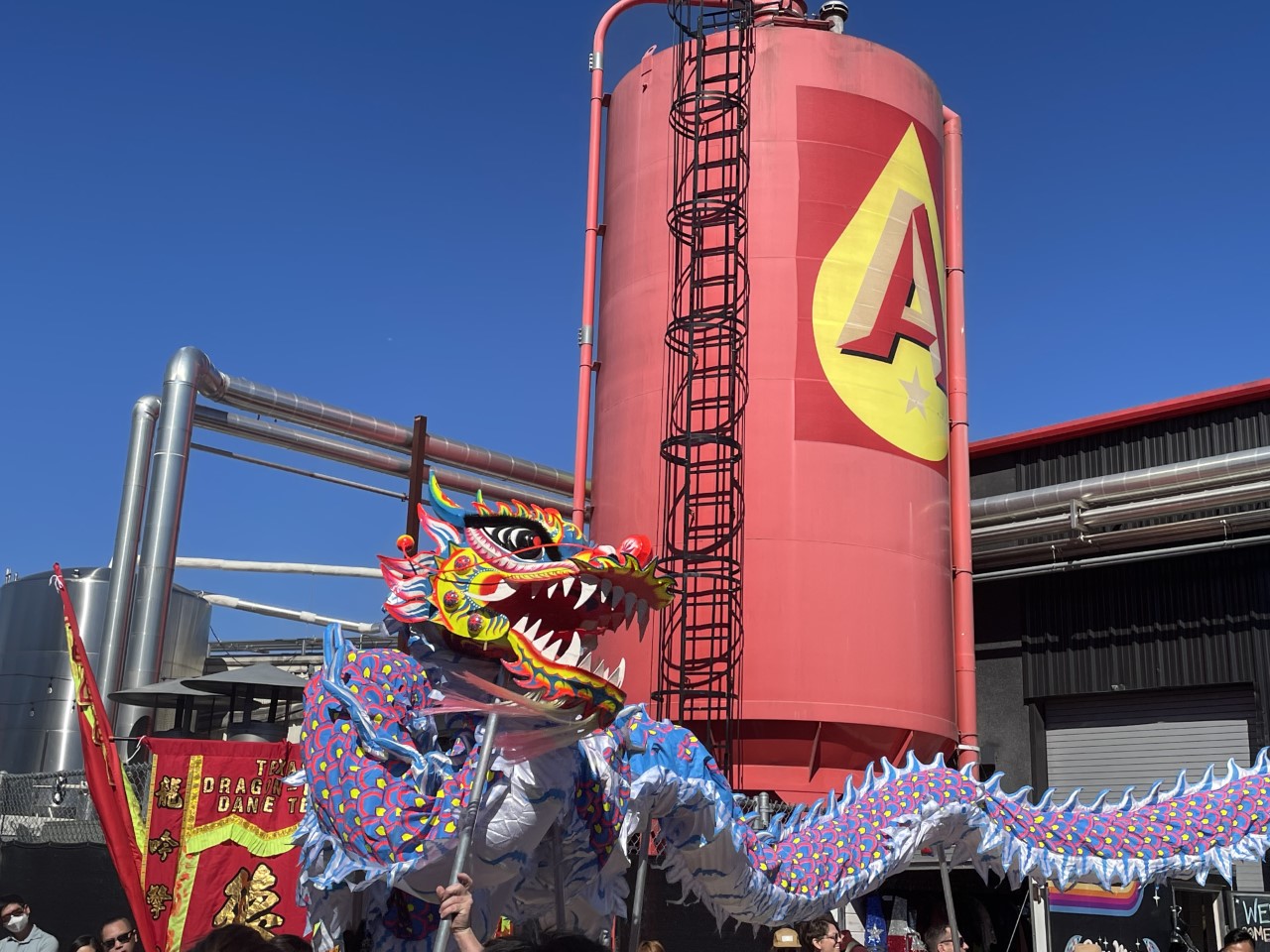Texas Dragon Lion Dance at Eastern Philosophy Launch