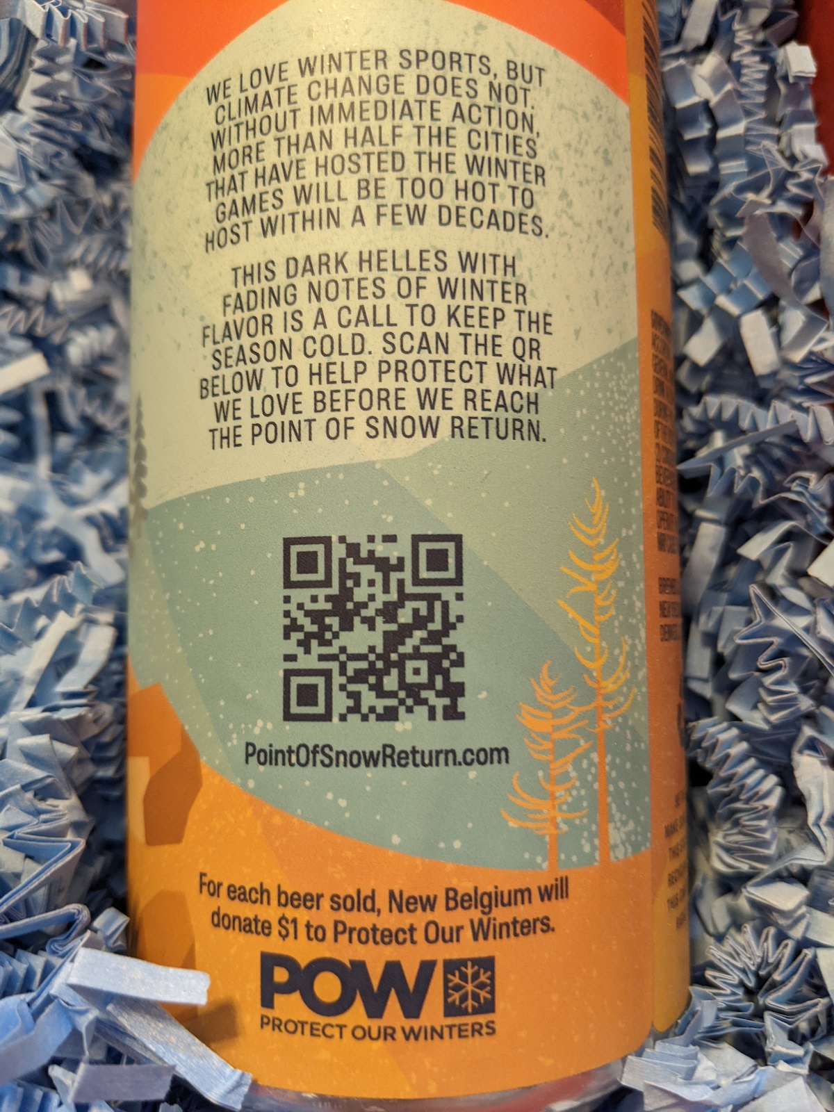 New Belgium Challenges Winter Olympic Sponsors to Put Climate Action Before Ads