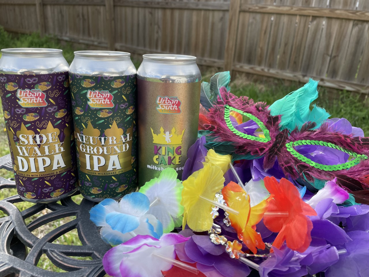 Urban South Mardi Gras beers