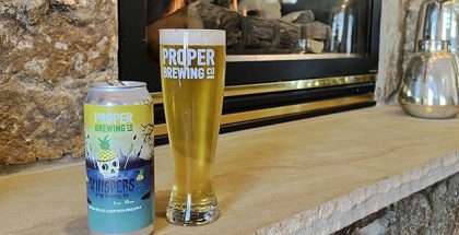 Whispers of the Primordia Sea Smoked Helles with Pineapple | Proper Brewing Co