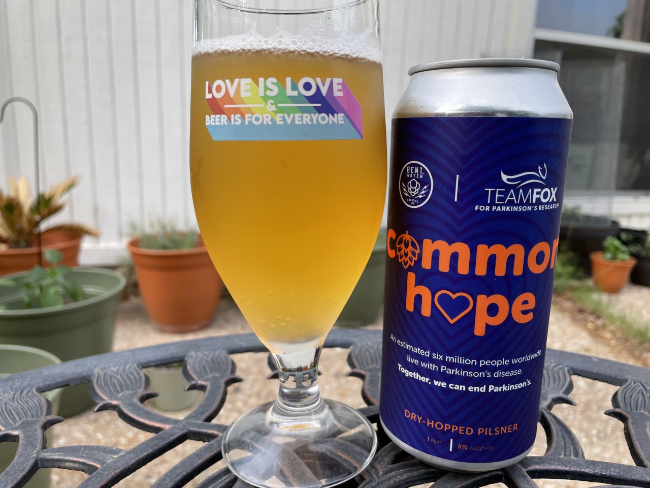 Common Hope Pilsner by Bent Water Brewing