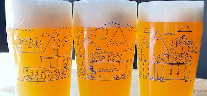 Resolute Brewing Fundraising Glasses