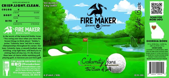 Fire Maker Brewing | Calamity Jane Blonde Ale