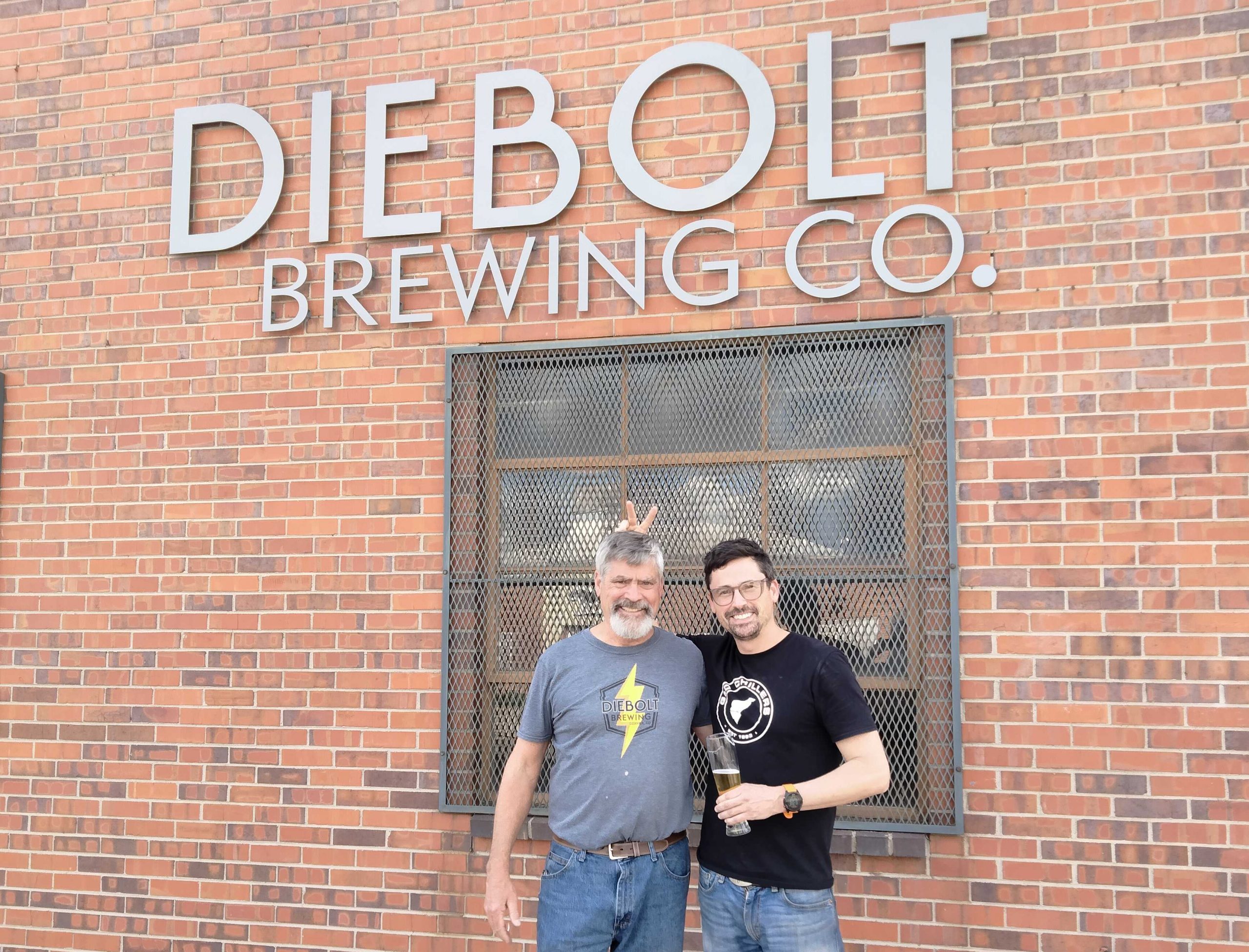 Father-Son owners of Diebolt Brewing