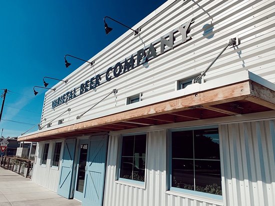 The front exterior of Varietal Beer Company's brewery and taproom in Sunnyside, Washington.