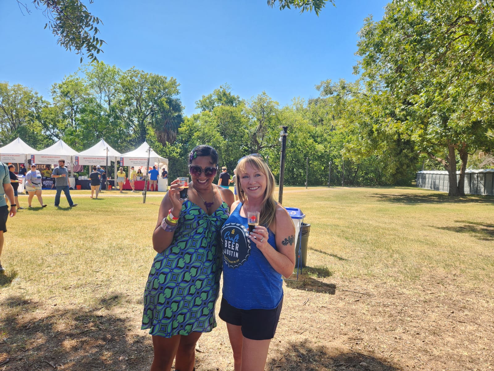 Texas Craft Brewers Festival 2022 Ruvani de Silva and Pam Catoe of Craft Beer Austin and PorchDrinking