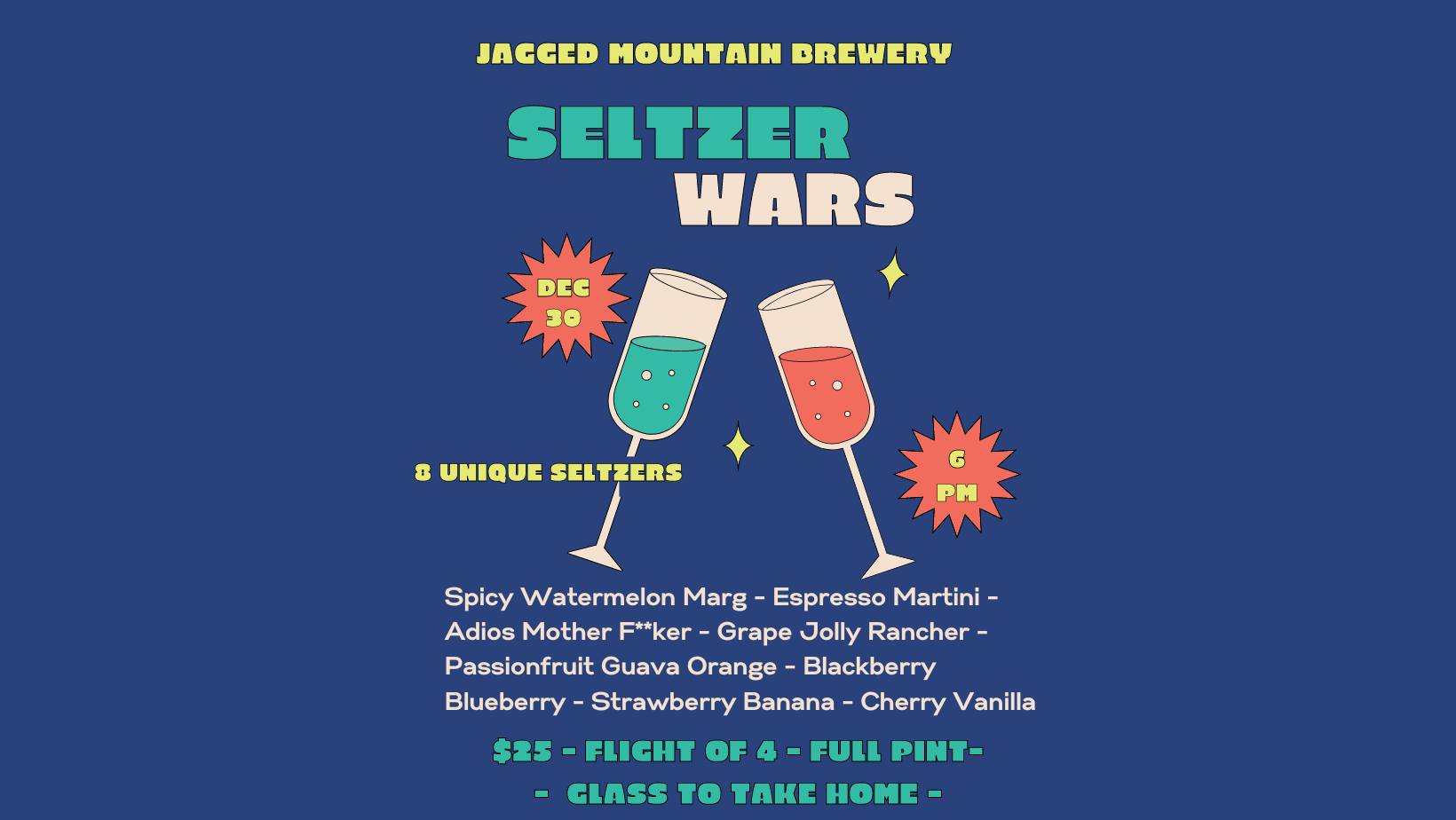 Jagged Mountain Seltzer Wars