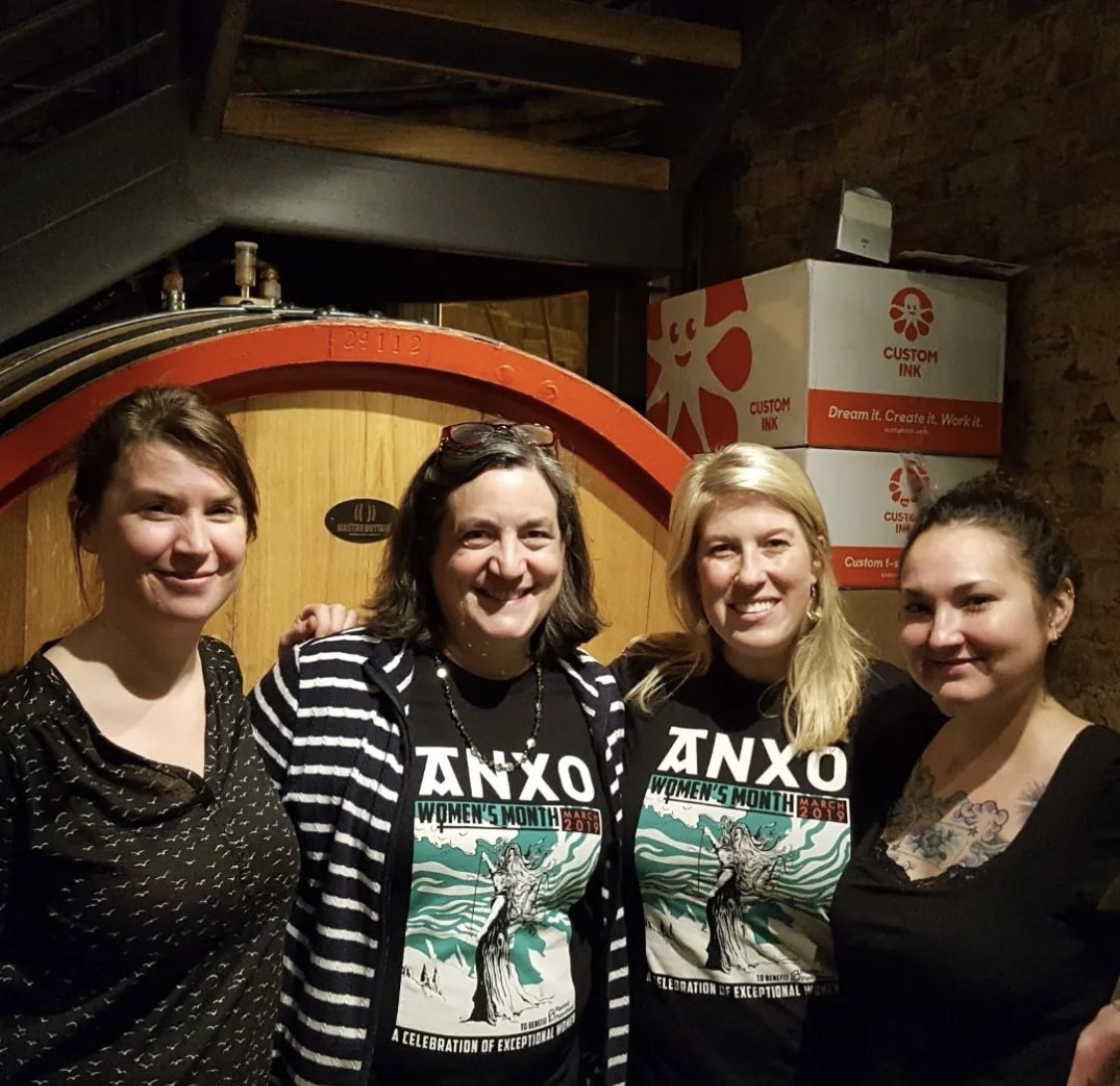 Eden and Anxo Cider teams, including Eleanor Leger and Rachel Fitz Topelius (credit Eden Specialty Ciders)