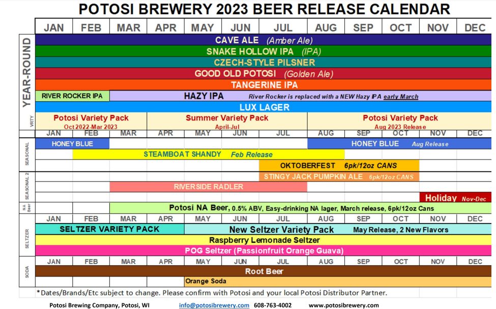 The PorchDrinking Comprehensive 2023 Beer Release Calendar Roundup