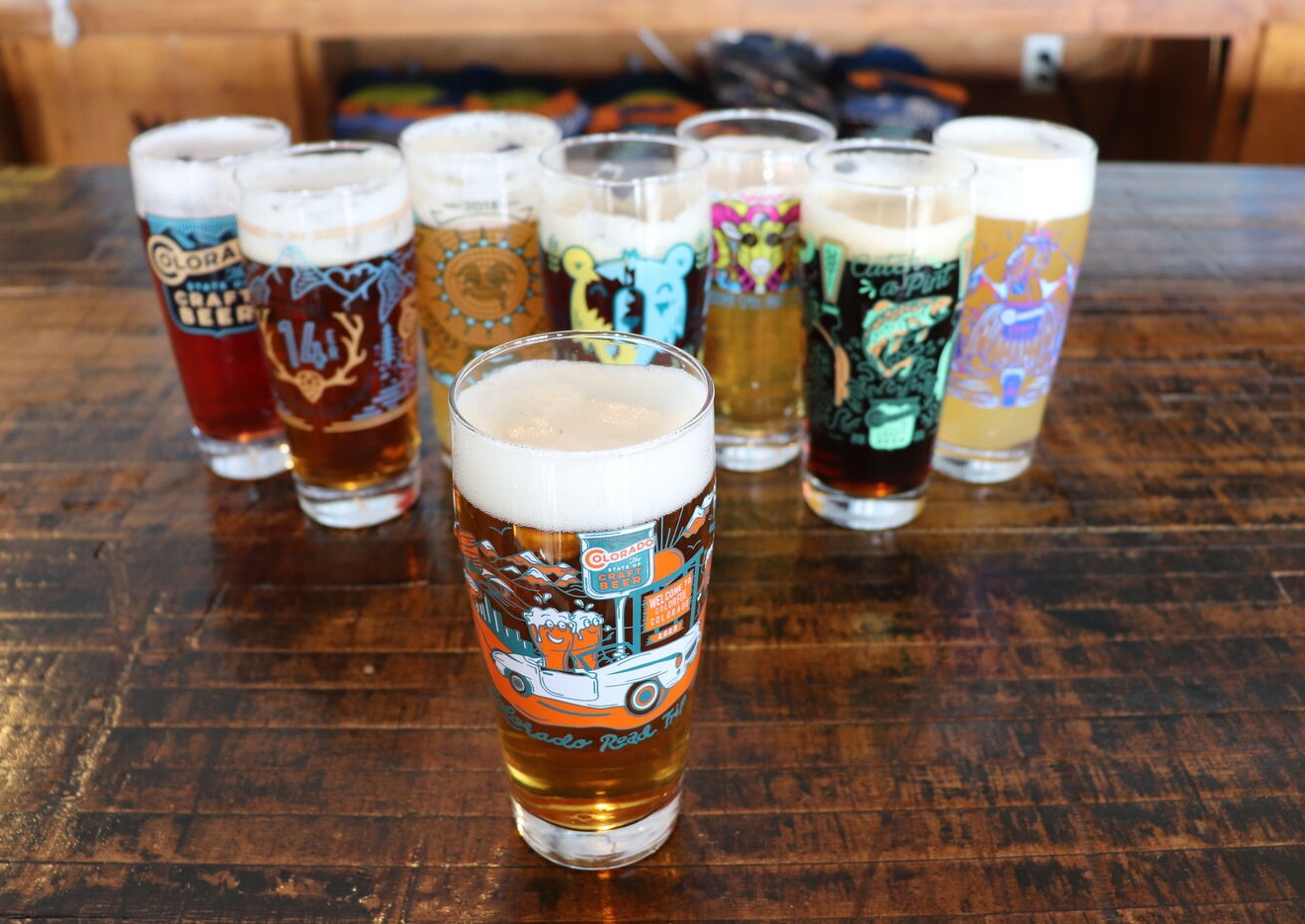 Colorado Pint Day Glasses