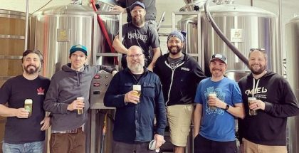 Representatives from the newly launched the Brewer's Triangle. Photo courtesy of the Brewer's Triangle.