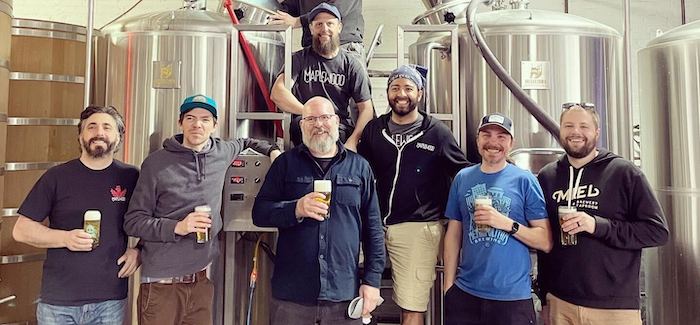 Representatives from the newly launched the Brewer's Triangle. Photo courtesy of the Brewer's Triangle.