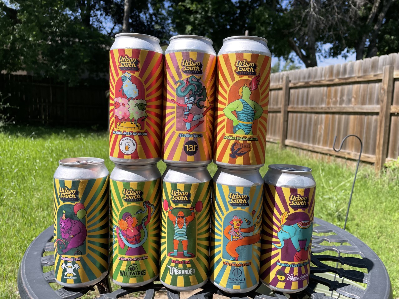 Urban South HTX 3rd anniversary collaboration beers