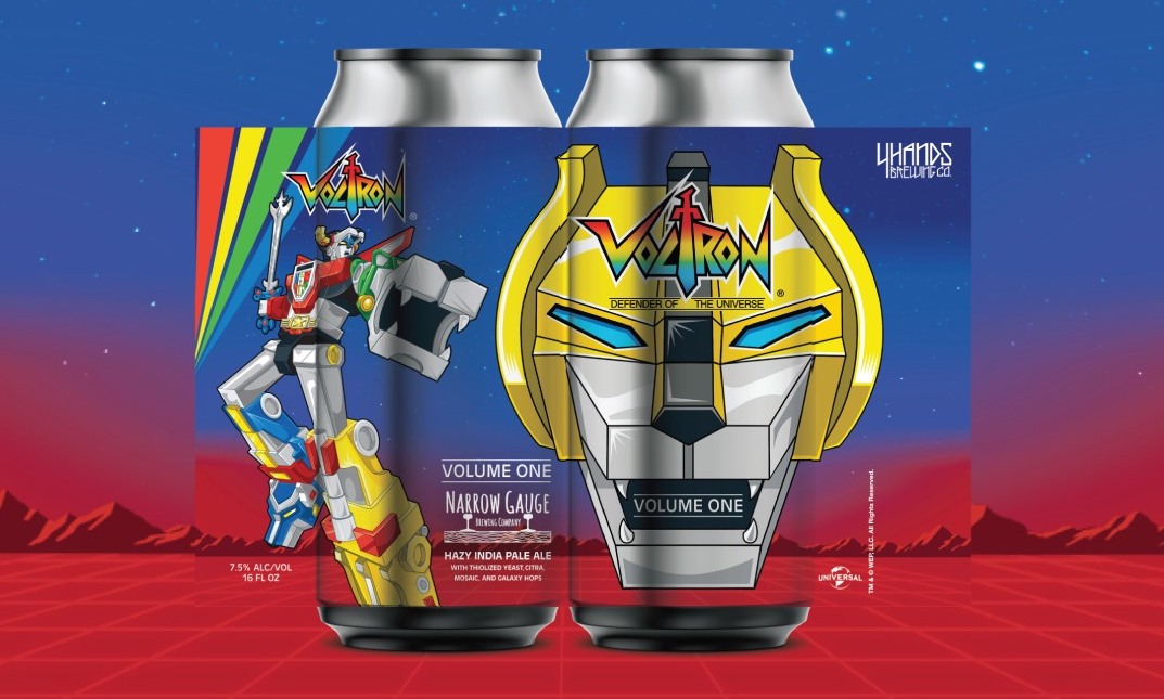 Universal Studios Entertainment & 4 Hands Brewing Set to Release Voltron, Series One Beer