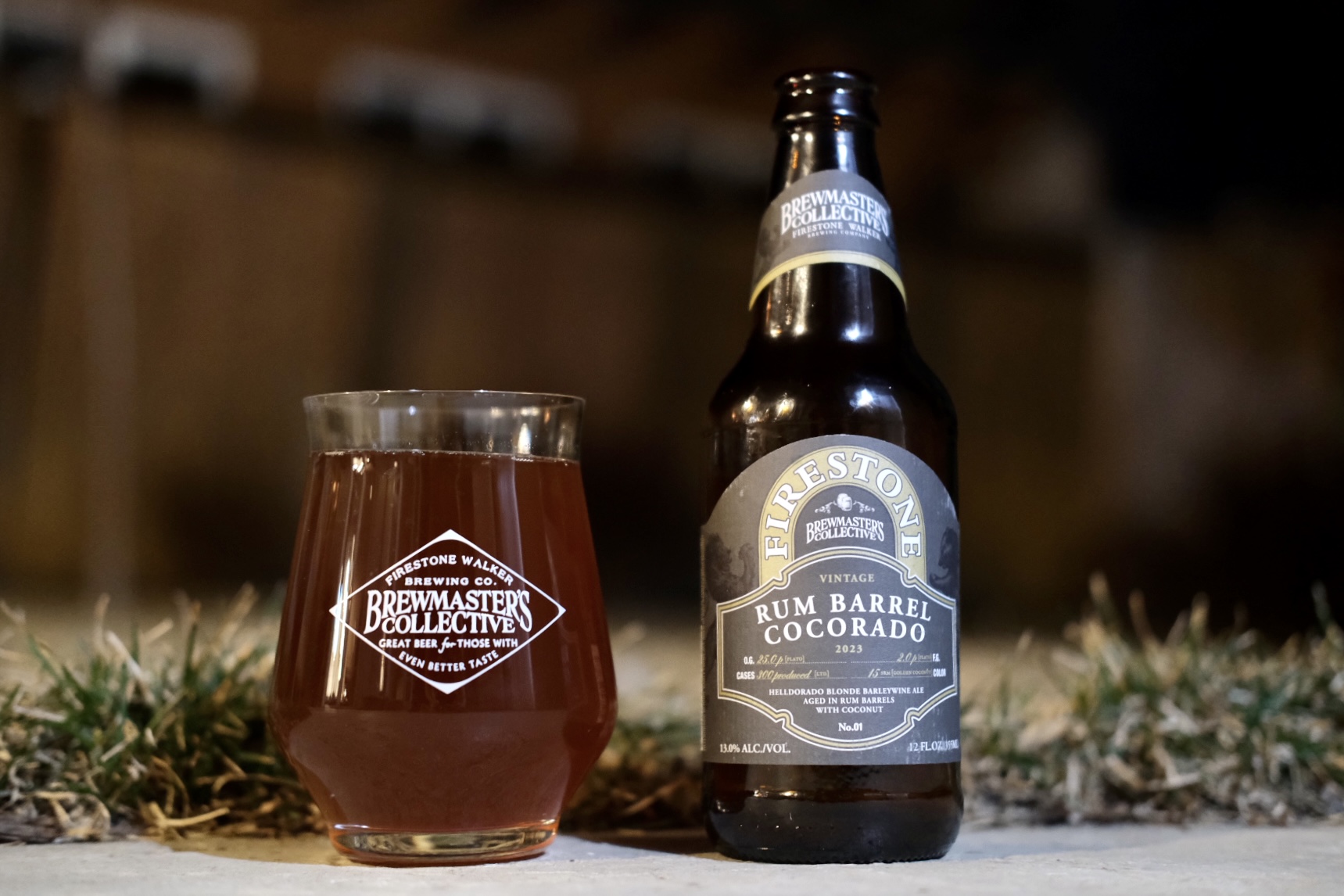 Firestone Walker Rum Barrel CocoRado glass