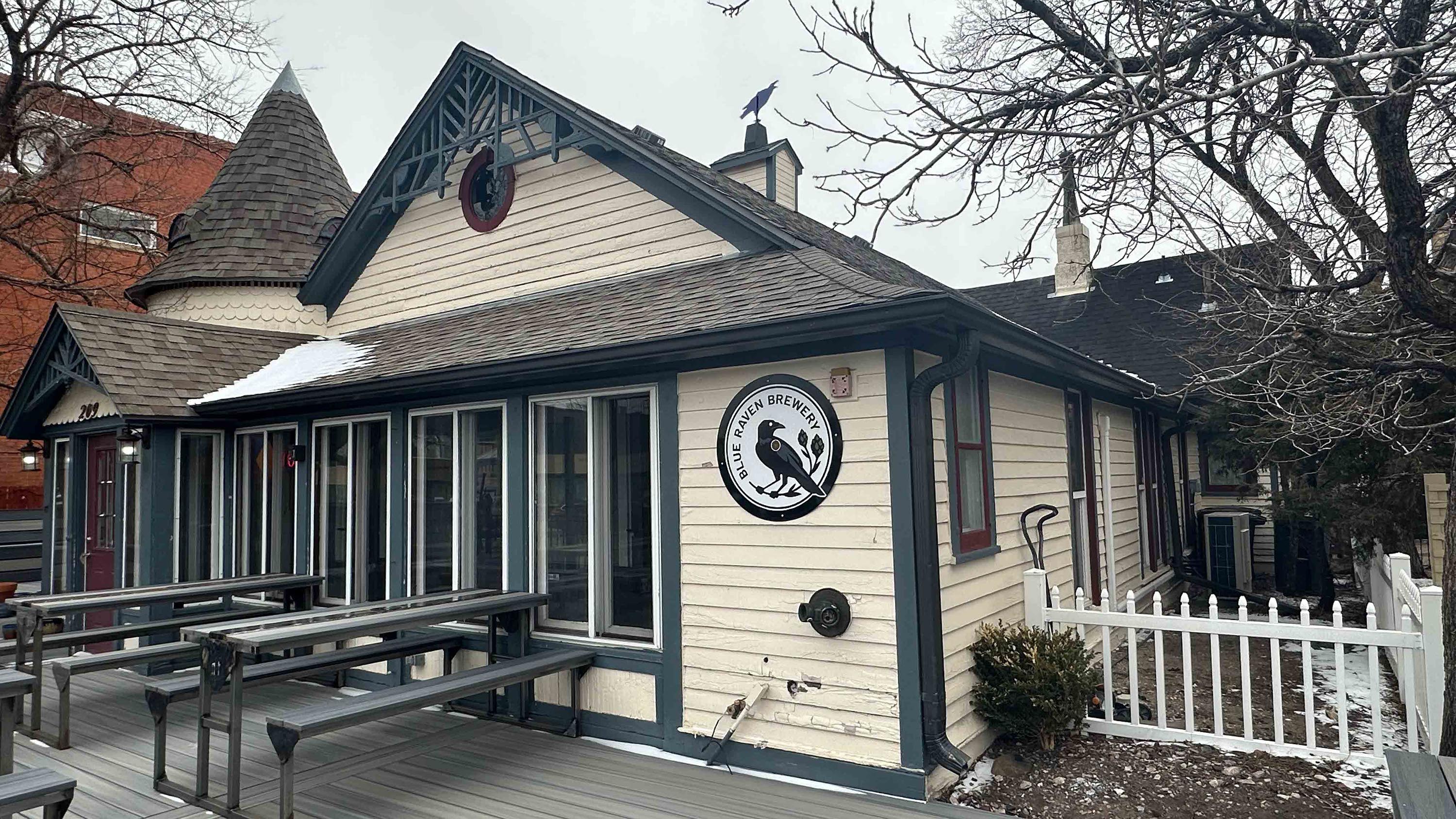Blue Raven Brewery in the historic Corson House in downtown Cheyenne offers plentiful indoor and outdoor seating. It’s dog-friendly, too, with canine regulars remembering there are treats at the bar for them, too.Photo Credit: Amber Leberman