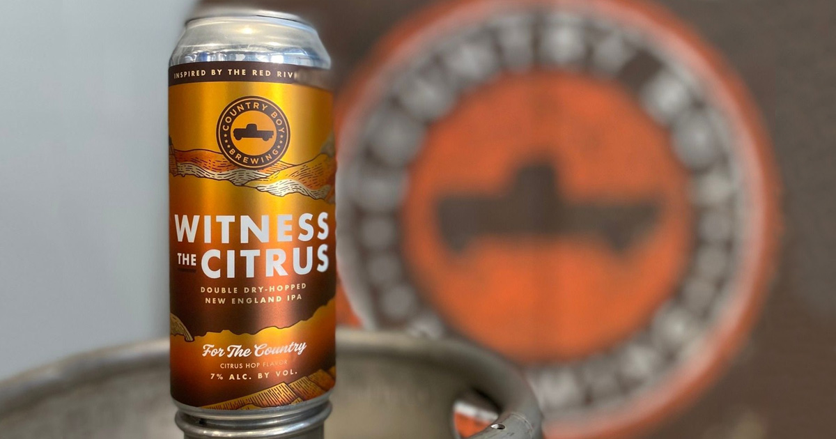 Country Boy Brewing Witness the Citrus NEIPA