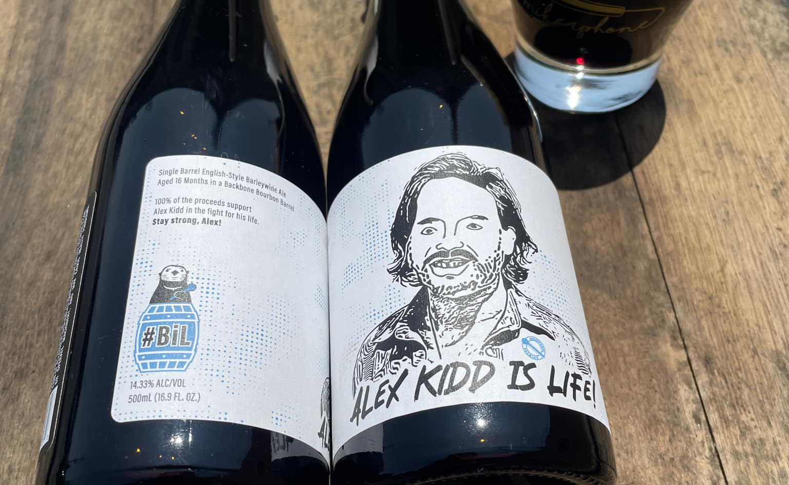 Brewery release photo for Alex Kidd if Life!