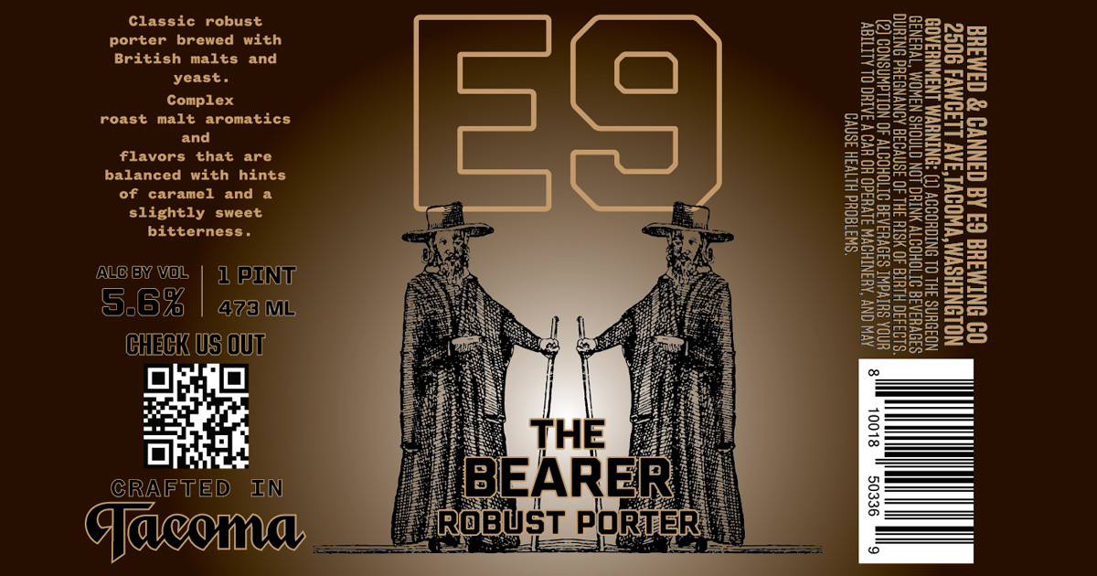 E9 Brewing The Bearer Robust Porter