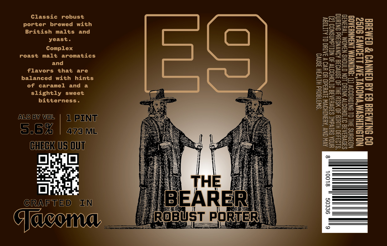 E9 Brewing The Bearer Robust Porter