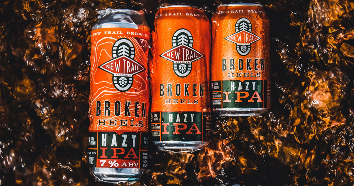 New Trail Brewing Broken Heels Hazy IPA