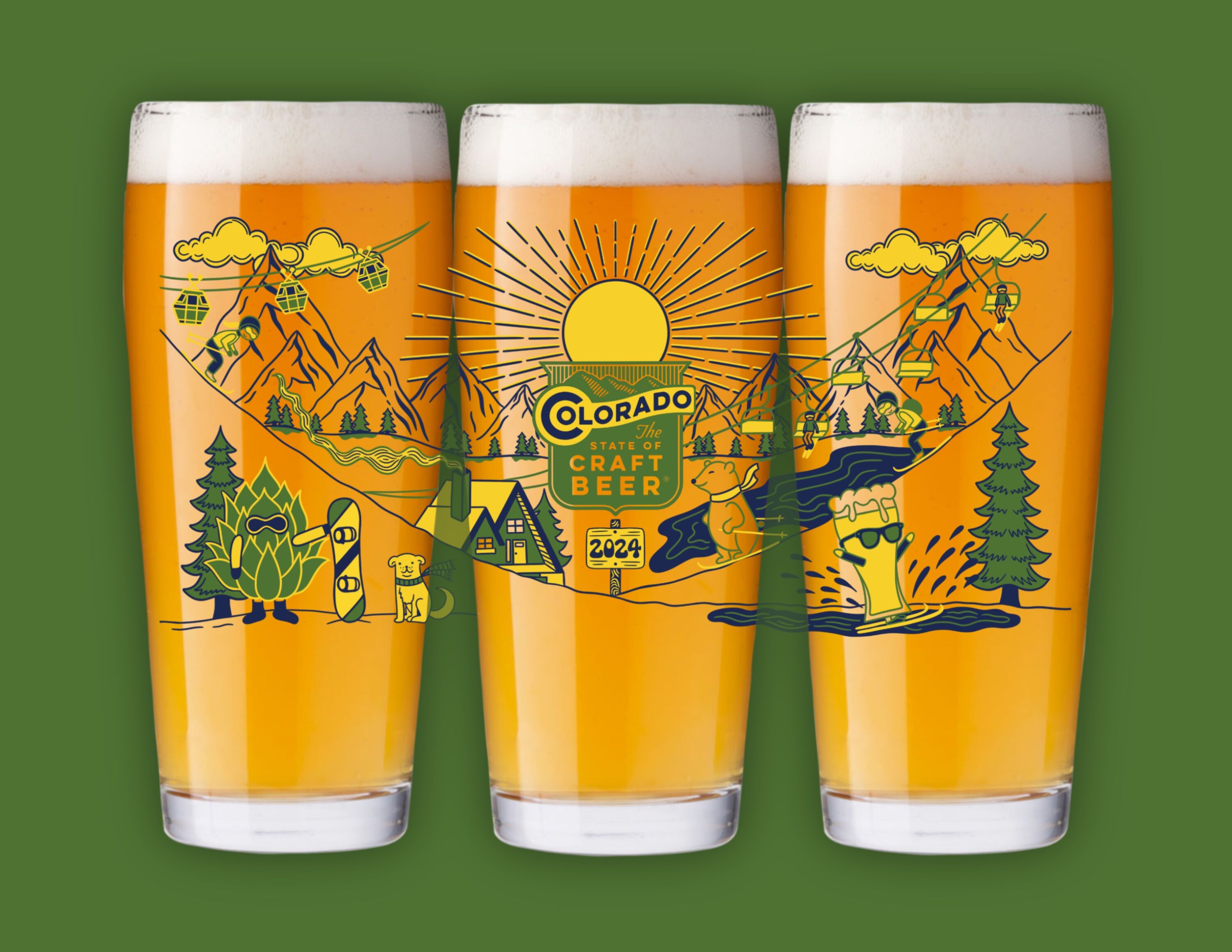 2024 Colorado Pint Day Glass