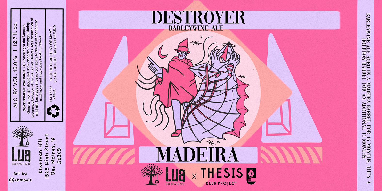 Destroyer Madeira Label