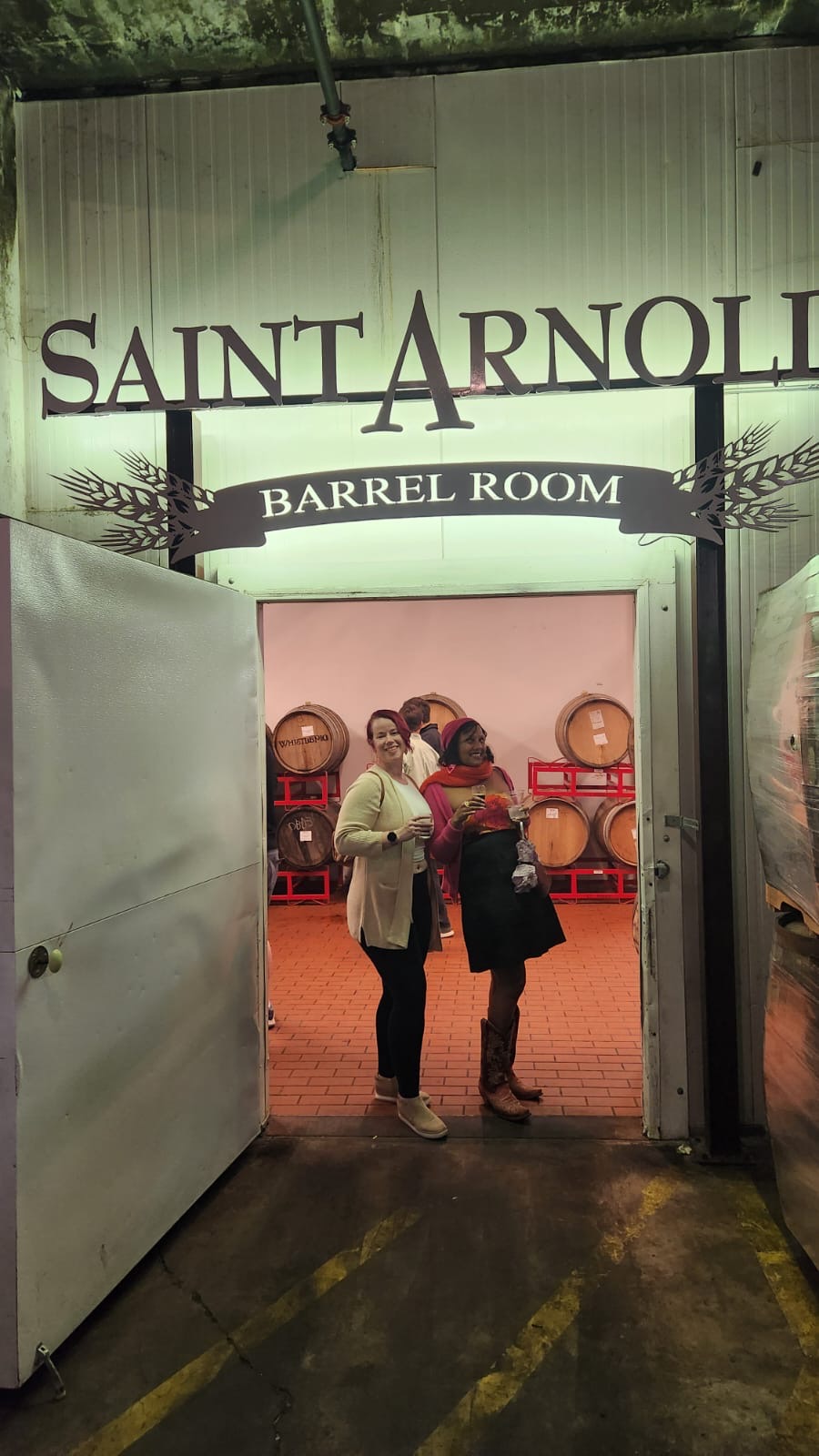 Saint Arnold Brewing Barrel Aged Beer and Cellar Tour, credit Justin Brummer