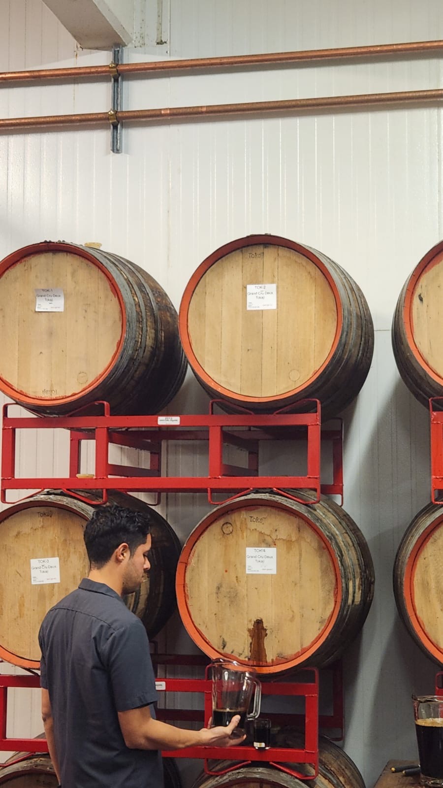 Saint Arnold Brewing Barrel Aged Beer and Cellar Tour, credit Justin Brummer