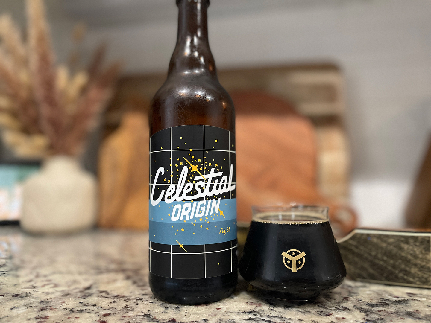 Review imagery, Cerebral Brewing's Celestial Origin