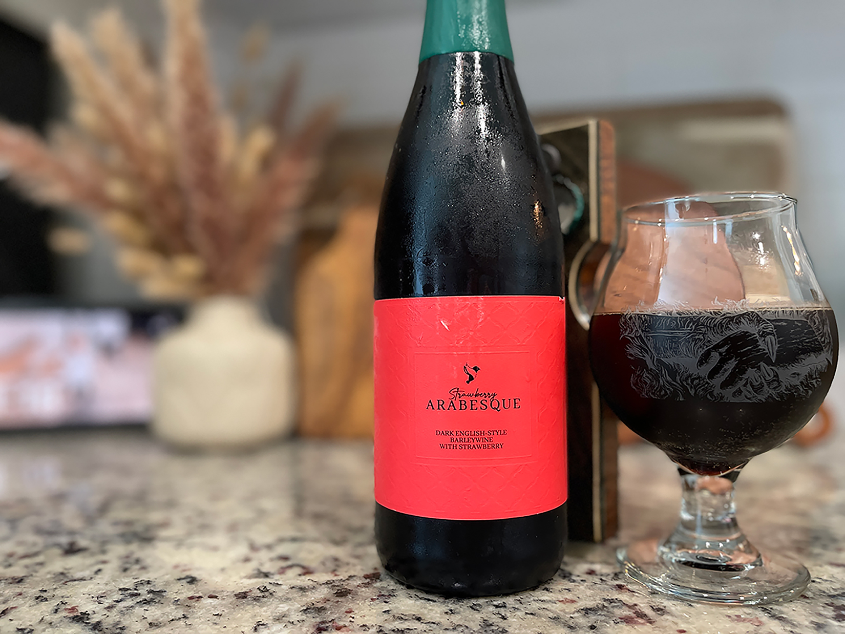 Review image, Strawberry Arabesque Barleywine