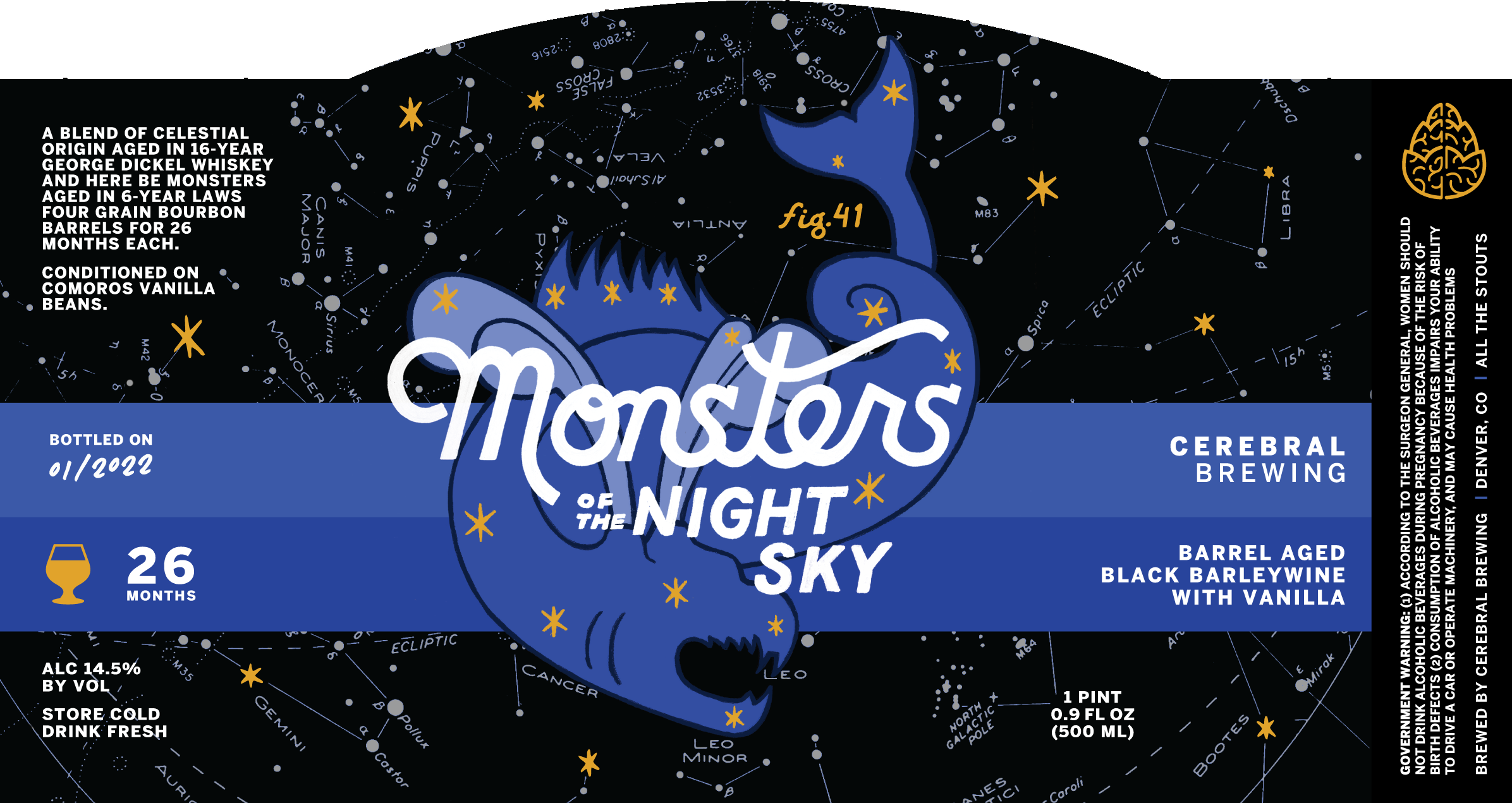 Label Image for Monsters of the Night Sky