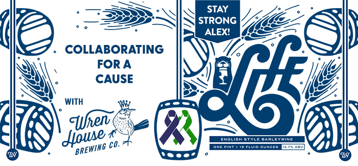 Feature Imagery for Wren House Brewing's Collaborating for a Cause Series