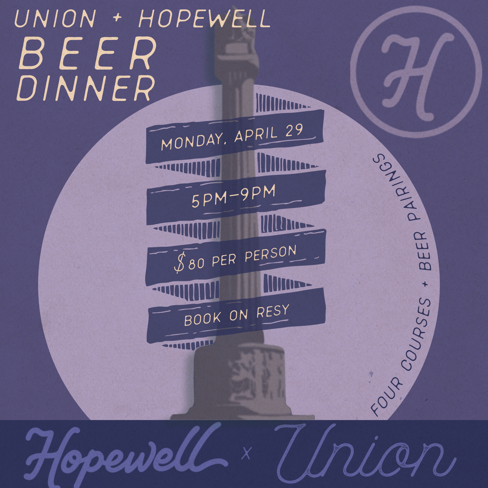 Union x Hopewell Beer Dinner