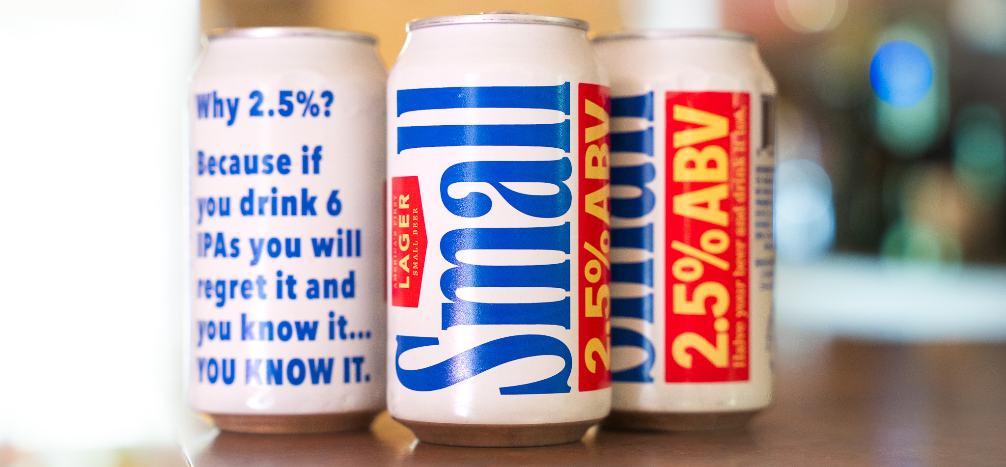Small Beer 12oz cans.